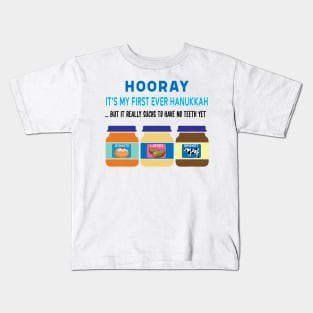 Funny Happy Baby's 1st Hanukkah Kids T-Shirt